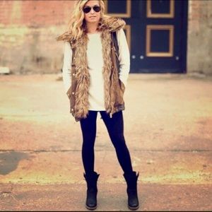 Mudd Seamed Black Leggings/Ponte Pants